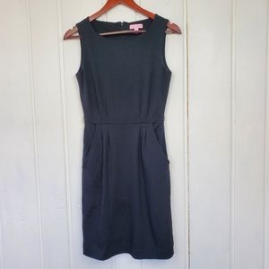 FLASH SALE Lilly Pulitzer W XS Little Black Sleeveless Sheath Pocket Mini Dress